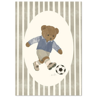 L'ourson joueur de soccer - Affiche