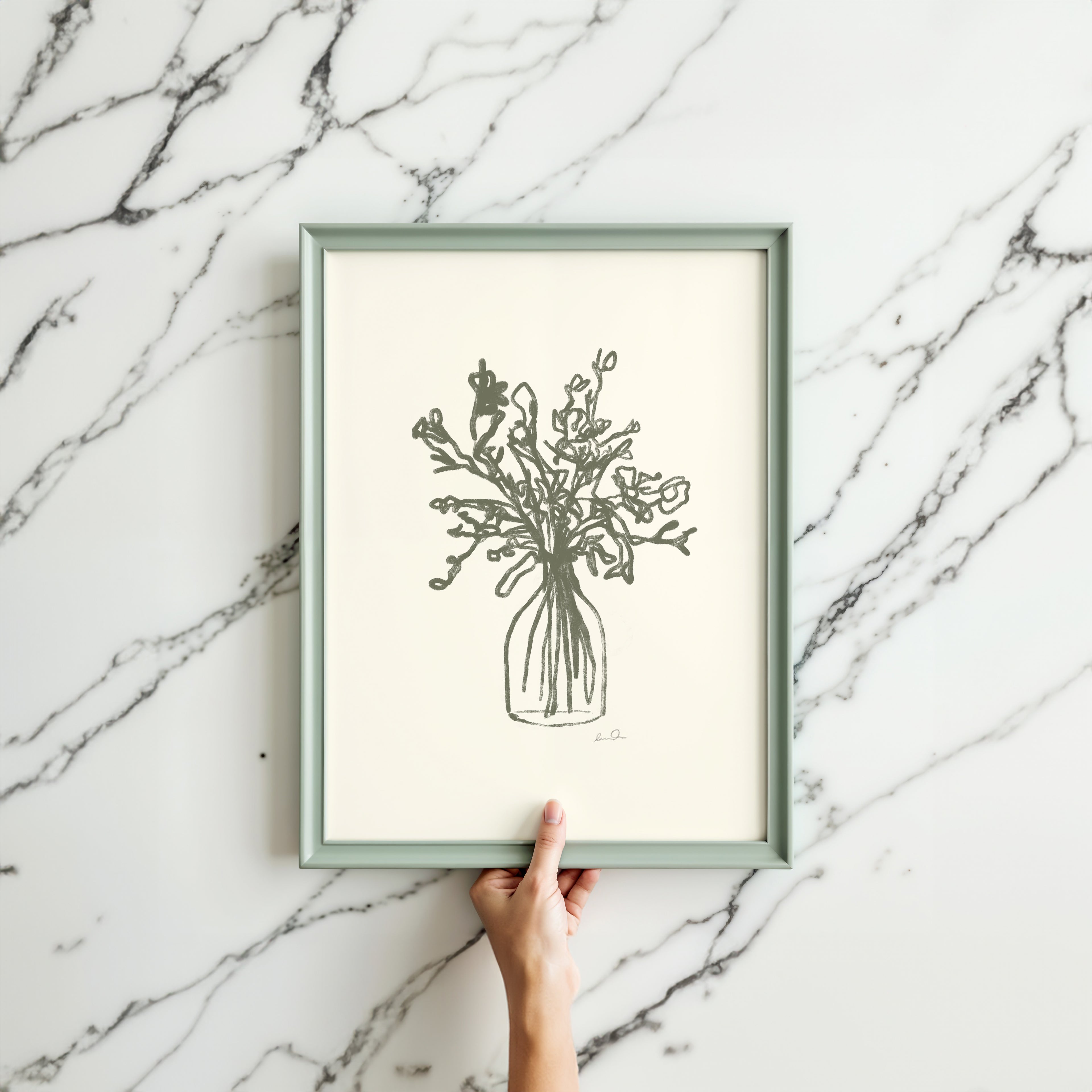 Le bouquet - Affiche