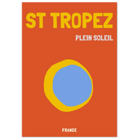 SAINT TROPEZ PLEIN SOLEIL - Affiche