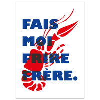 Fais moi frire - papier poché - Affiche