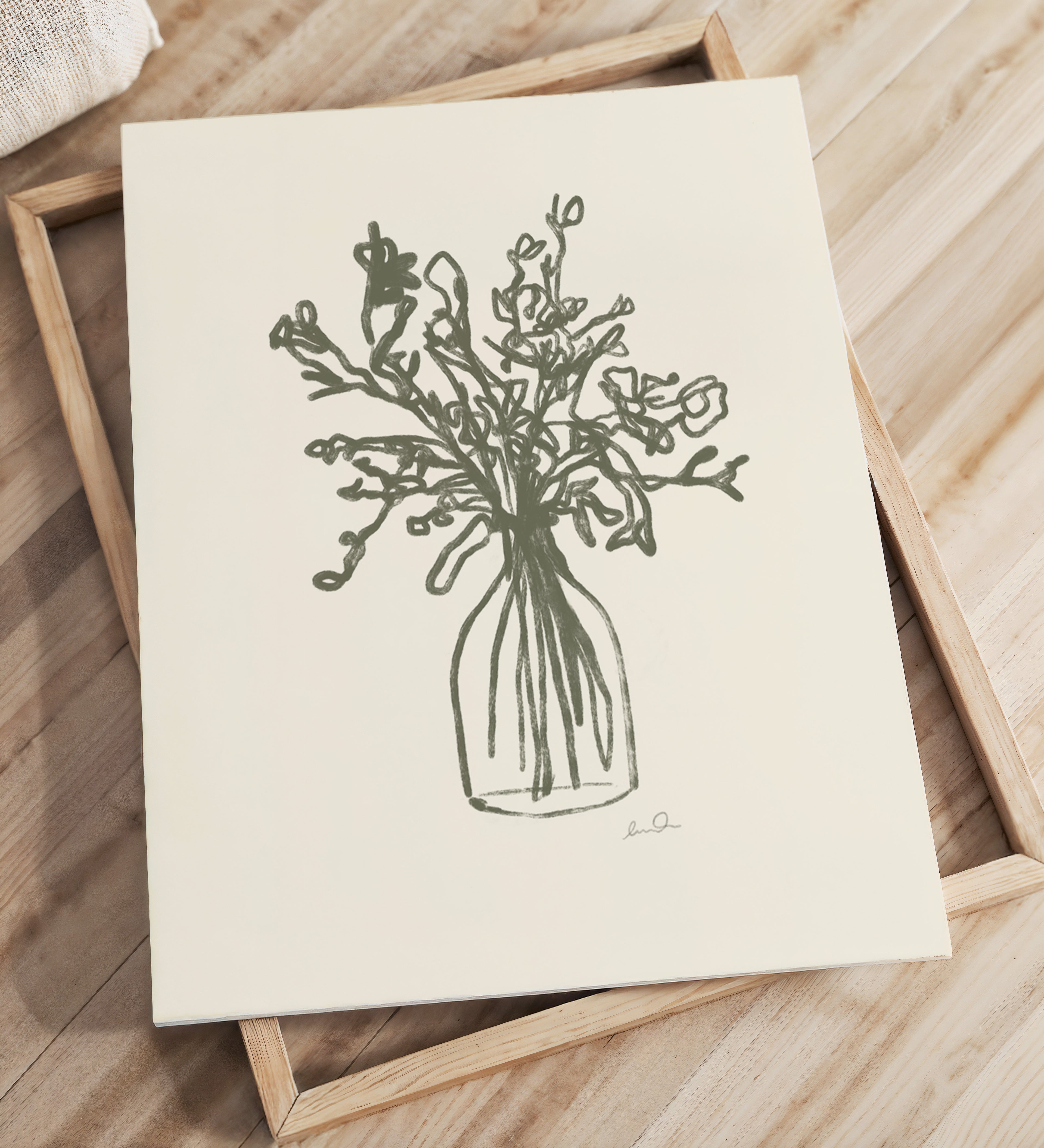 Le bouquet - Affiche