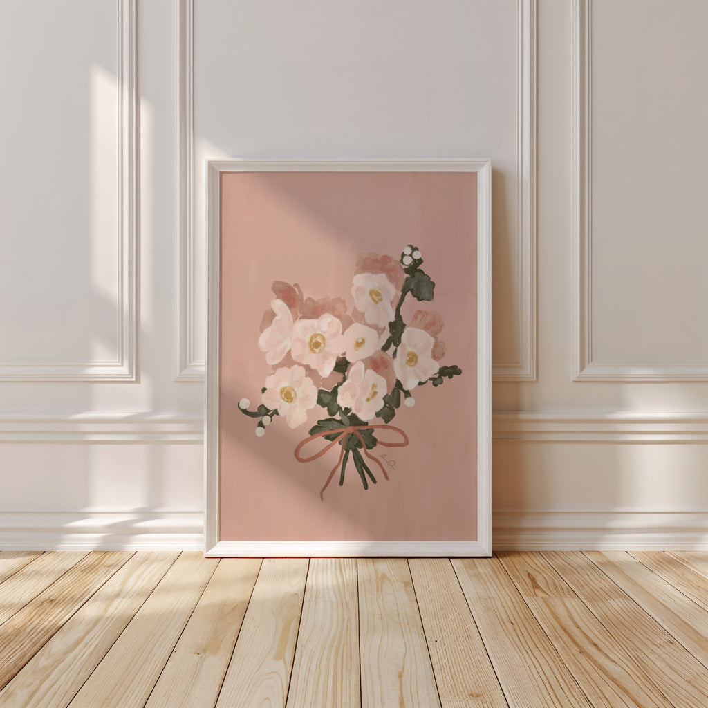 Bouquet de fleur fille, affiche illustrée d'Émilie J. Ouellet – visuel 9