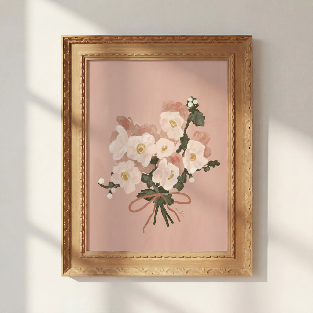 Bouquet de fleur fille, affiche illustrée d'Émilie J. Ouellet – visuel 5