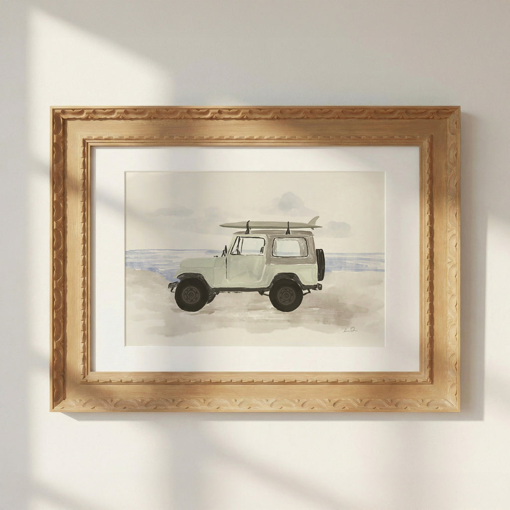 Jeep & surf, affiche illustrée d'Émilie J. Ouellet – visuel 5