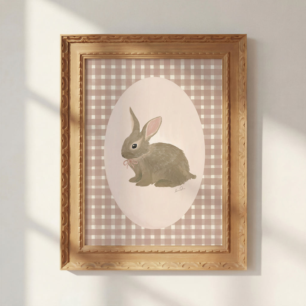 Petit lapin rose, affiche illustrée d'Émilie J. Ouellet – visuel 4