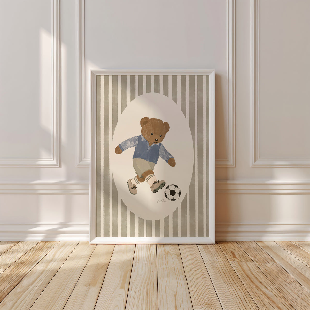 L'ourson joueur de soccer - Affiche