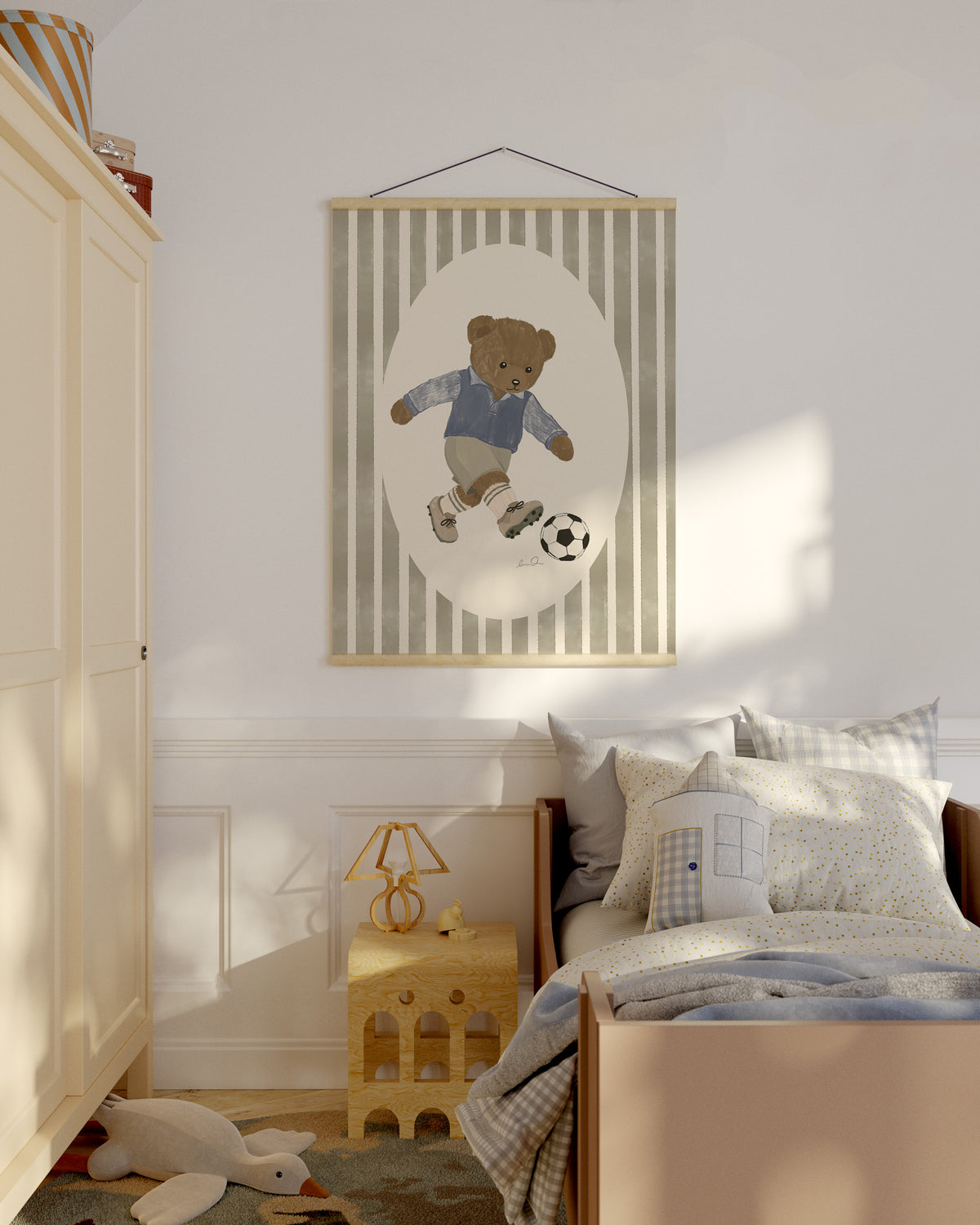 L'ourson joueur de soccer - Affiche