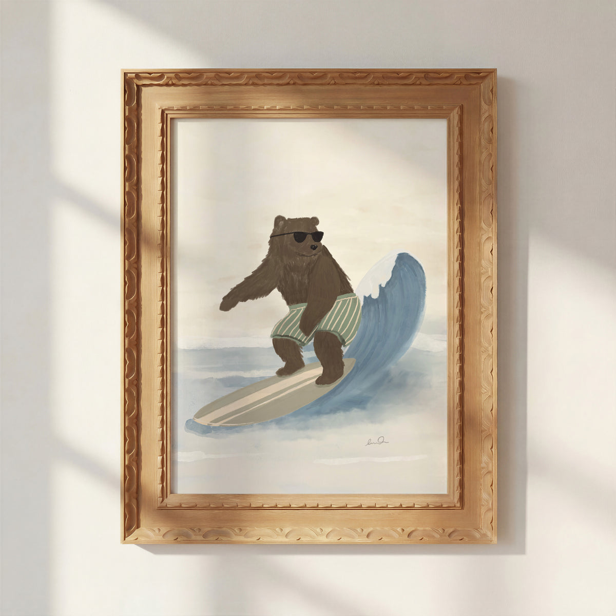 L'ours surfeur - Affiche