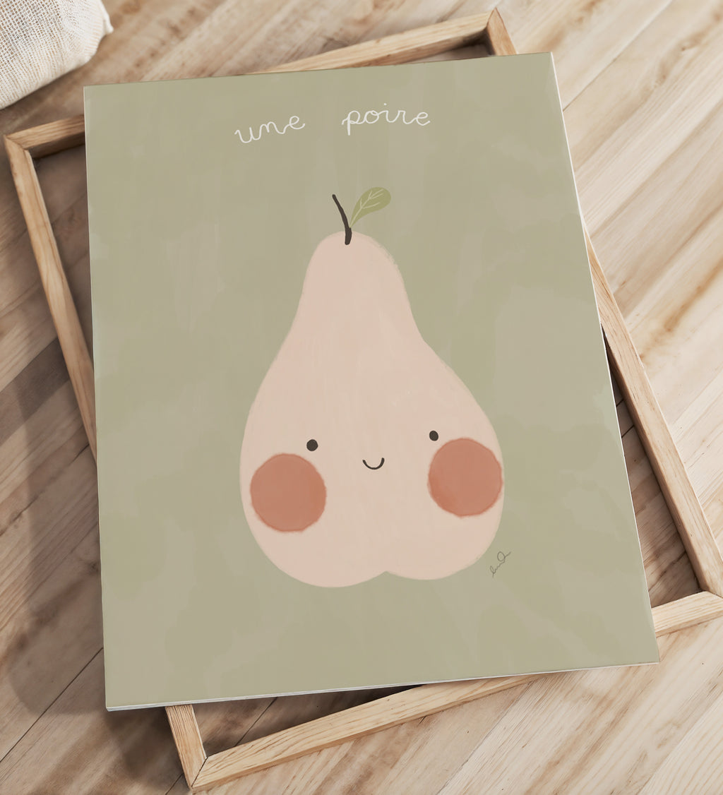 Une poire - Affiche