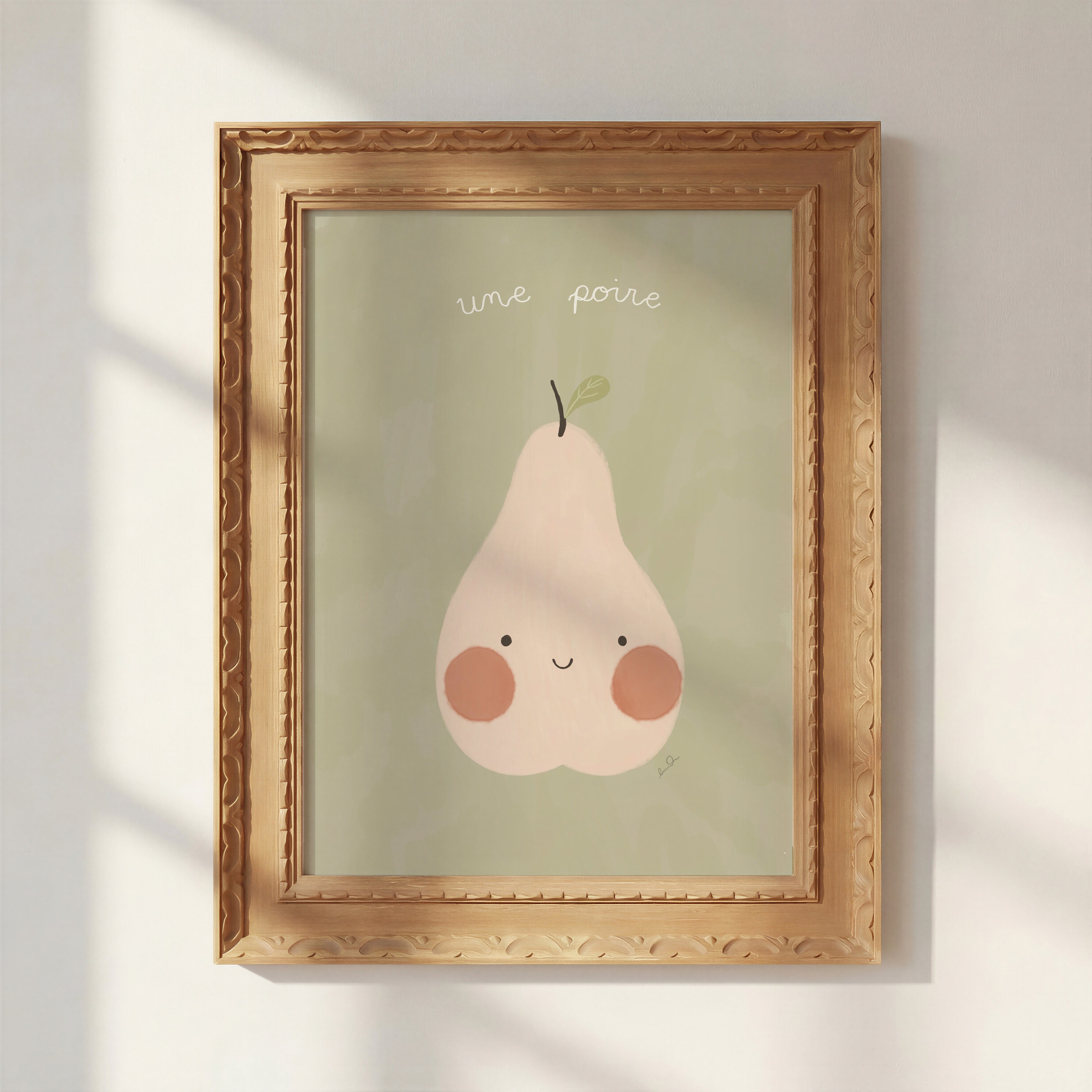 Une poire - Affiche