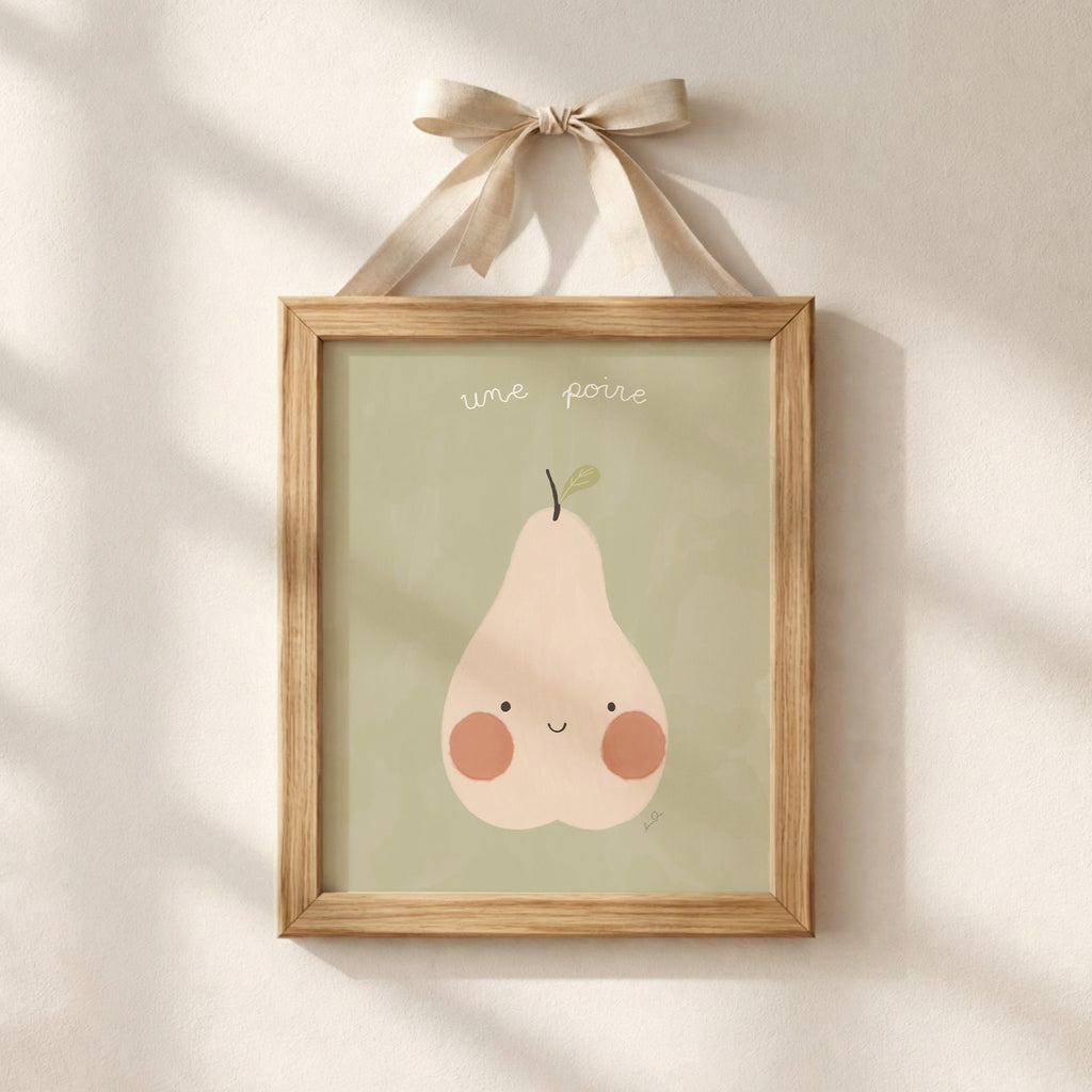 Une poire - Affiche