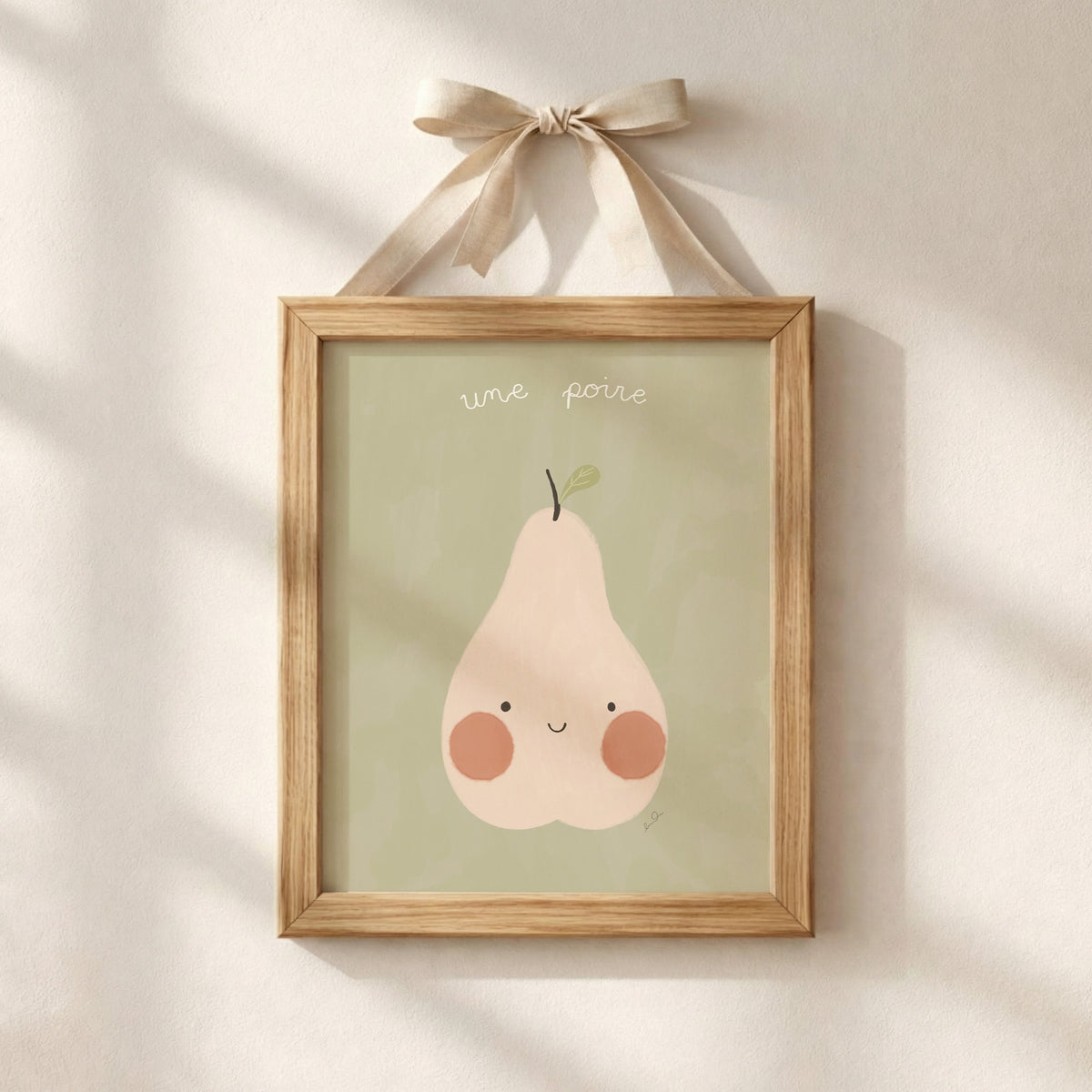 Une poire - Affiche