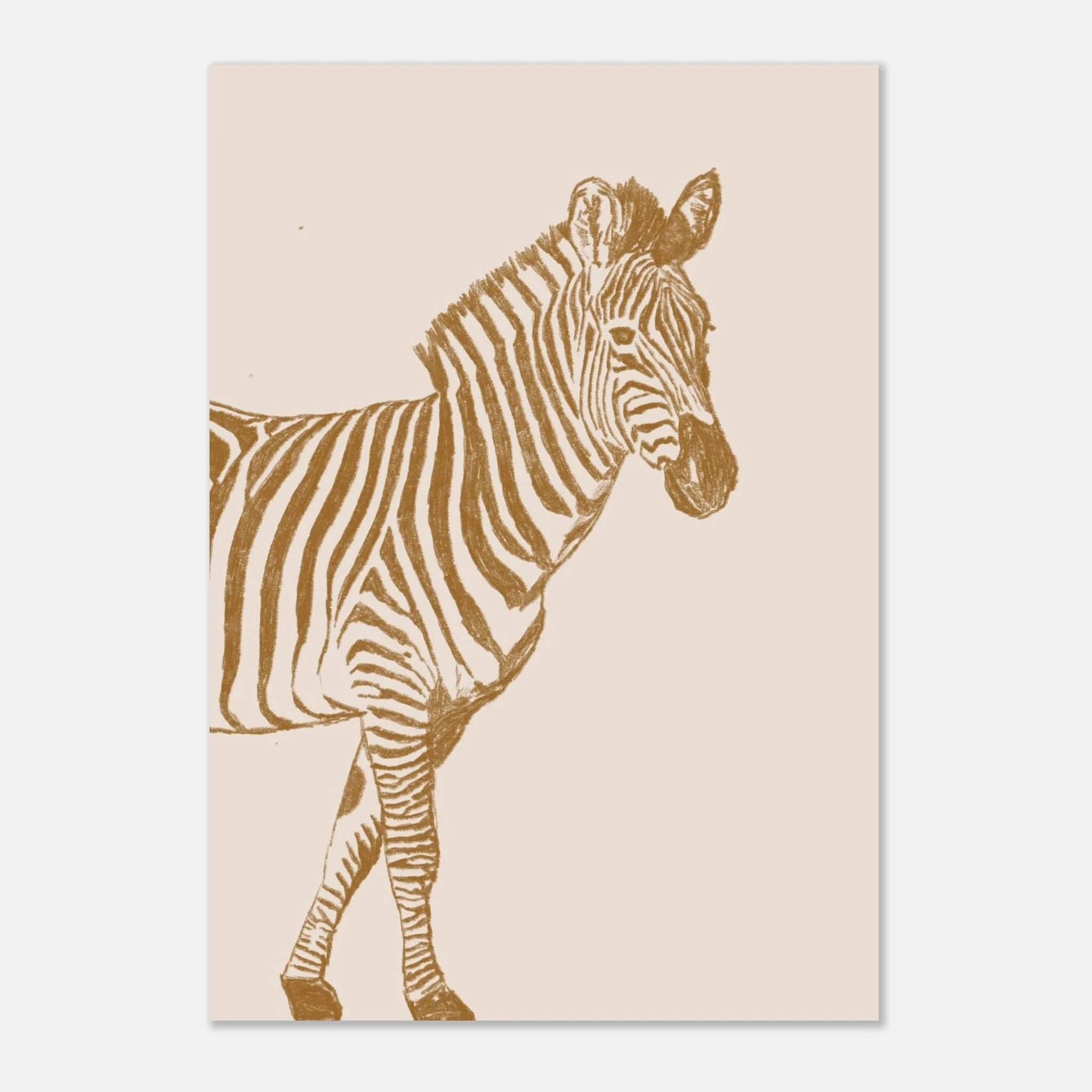 Poster intemporel et tendre pour une décoration enfant chaleureuse.
