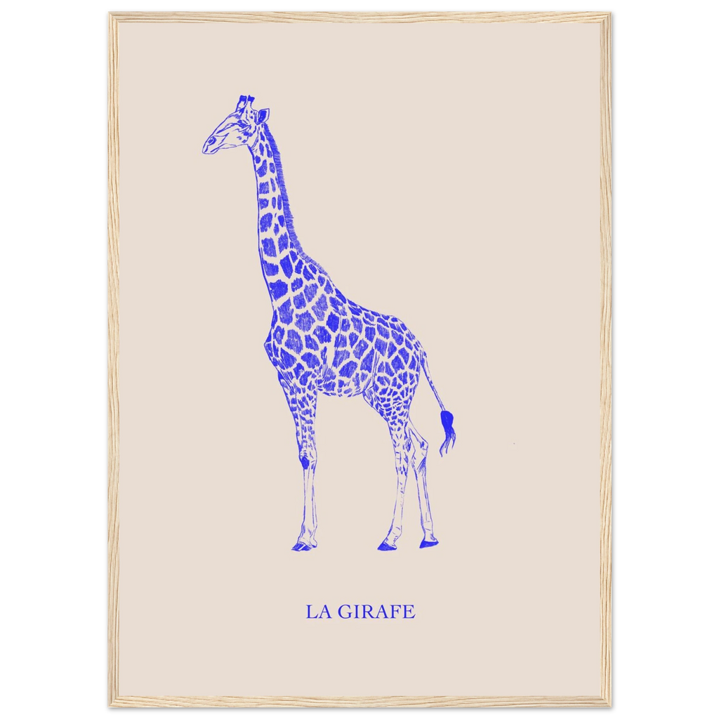 Illustration au crayon douce et moderne pour une decoration murale elegante.