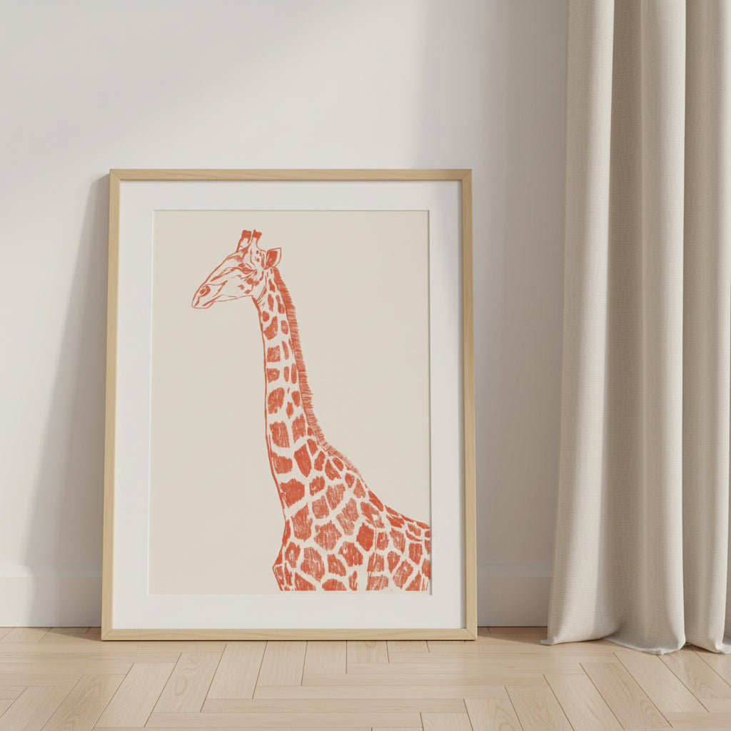 Univers animalier apaisant pour chambre d’enfant ou salle de jeux.