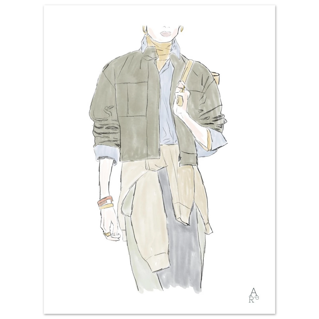 Fashion show N°2—Illustration à l'aquarelle, parfaite pour sublimer votre intérieur