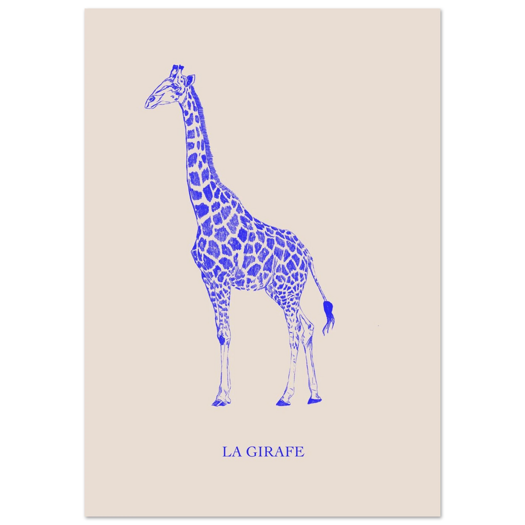 Illustration lumineuse et poétique pour une chambre bébé moderne et douce.