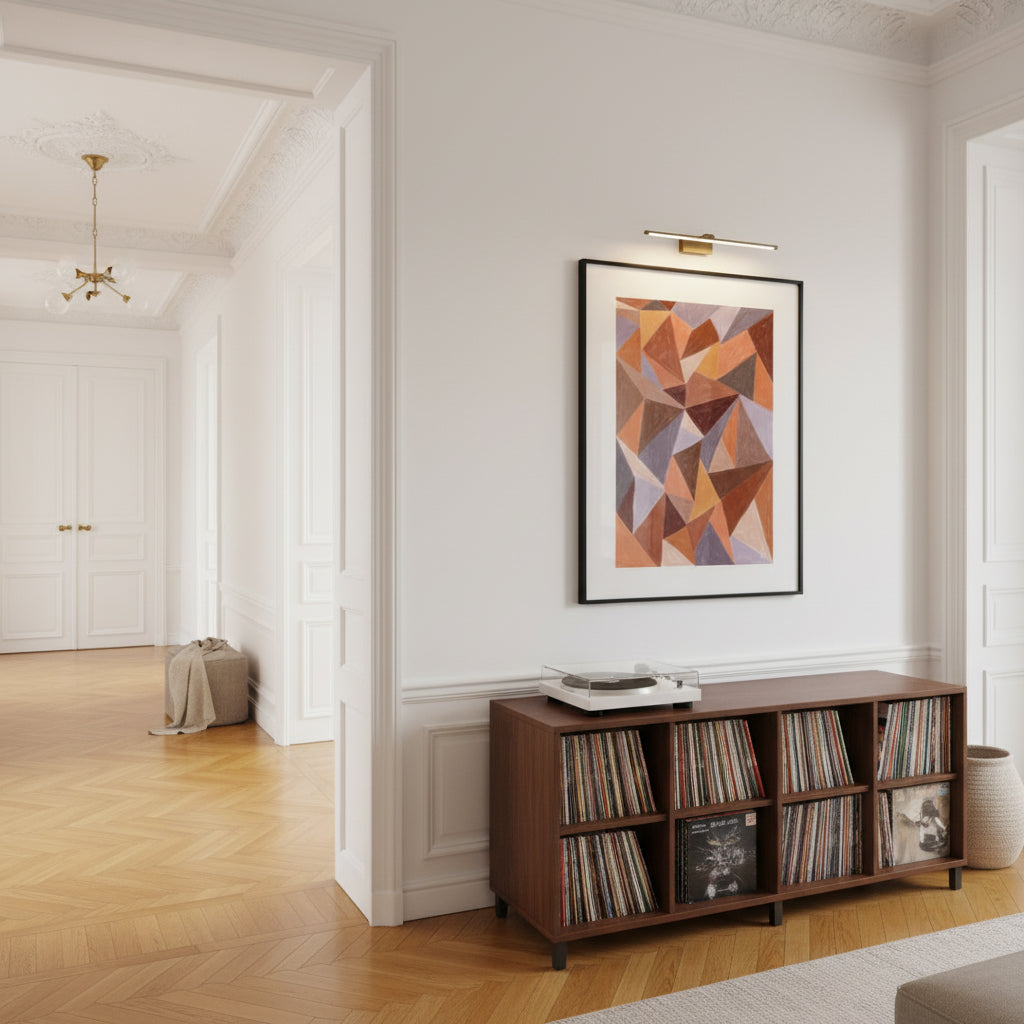 Affiche d’art mural patchwork N°4, illustration à la craie d'art réalisée en France