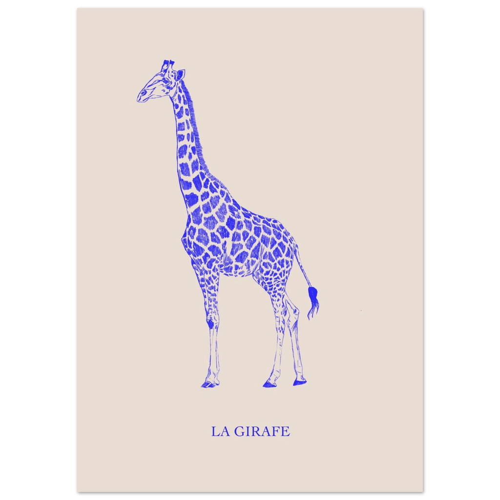 Affiche à encadrer au style tendre, naturel et intemporel.