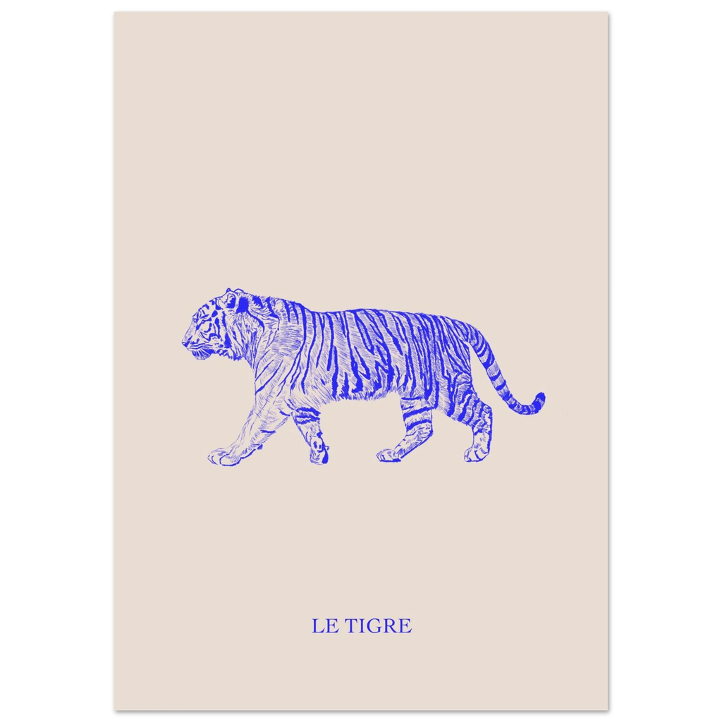 Affiche encadrée prête à accrocher, au style naturel et raffiné.