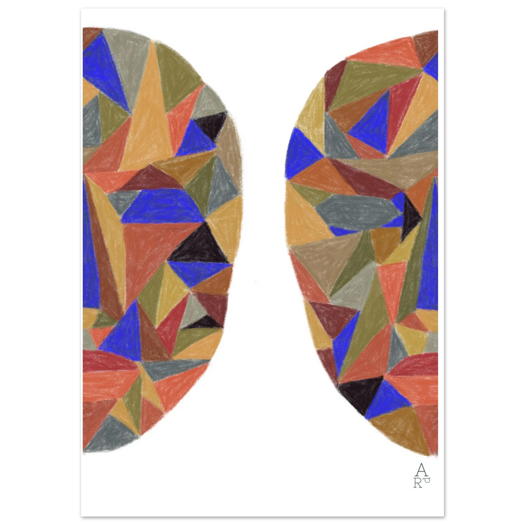 Double face patchwork N°1 est une illustration originale réalisée à la craie d’art

par Aude de Riberolles.


Elle se distingue par un jeu vibrant de couleurs, de formes géométriques et de superpositions, donnant naissance à une composition dynamique et expressive. Disponible en plusieurs formats, elle s’accorde harmonieusement avec les deux autres créations de la collection Patchwork N°1. Idéale pour sublimer un salon, une salle de réception, une chambre, un couloir ou un bureau, cette œuvre s’adapte