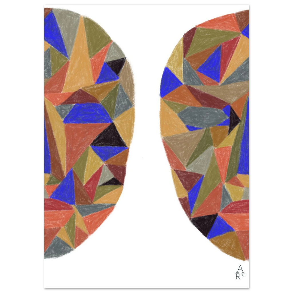 Double face patchwork N°1 est une illustration originale réalisée à la craie d’art

par Aude de Riberolles.


Elle se distingue par un jeu vibrant de couleurs, de formes géométriques et de superpositions, donnant naissance à une composition dynamique et expressive. Disponible en plusieurs formats, elle s’accorde harmonieusement avec les deux autres créations de la collection Patchwork N°1. Idéale pour sublimer un salon, une salle de réception, une chambre, un couloir ou un bureau, cette œuvre s’adapte