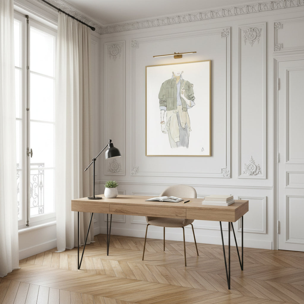 Fashion show N°2—Illustration à l'aquarelle, parfaite pour sublimer votre intérieur