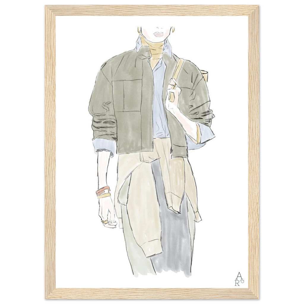 Fashion show N°2 — Illustration originale à l'aquarelle parfaite pour sublimer votre intérieur