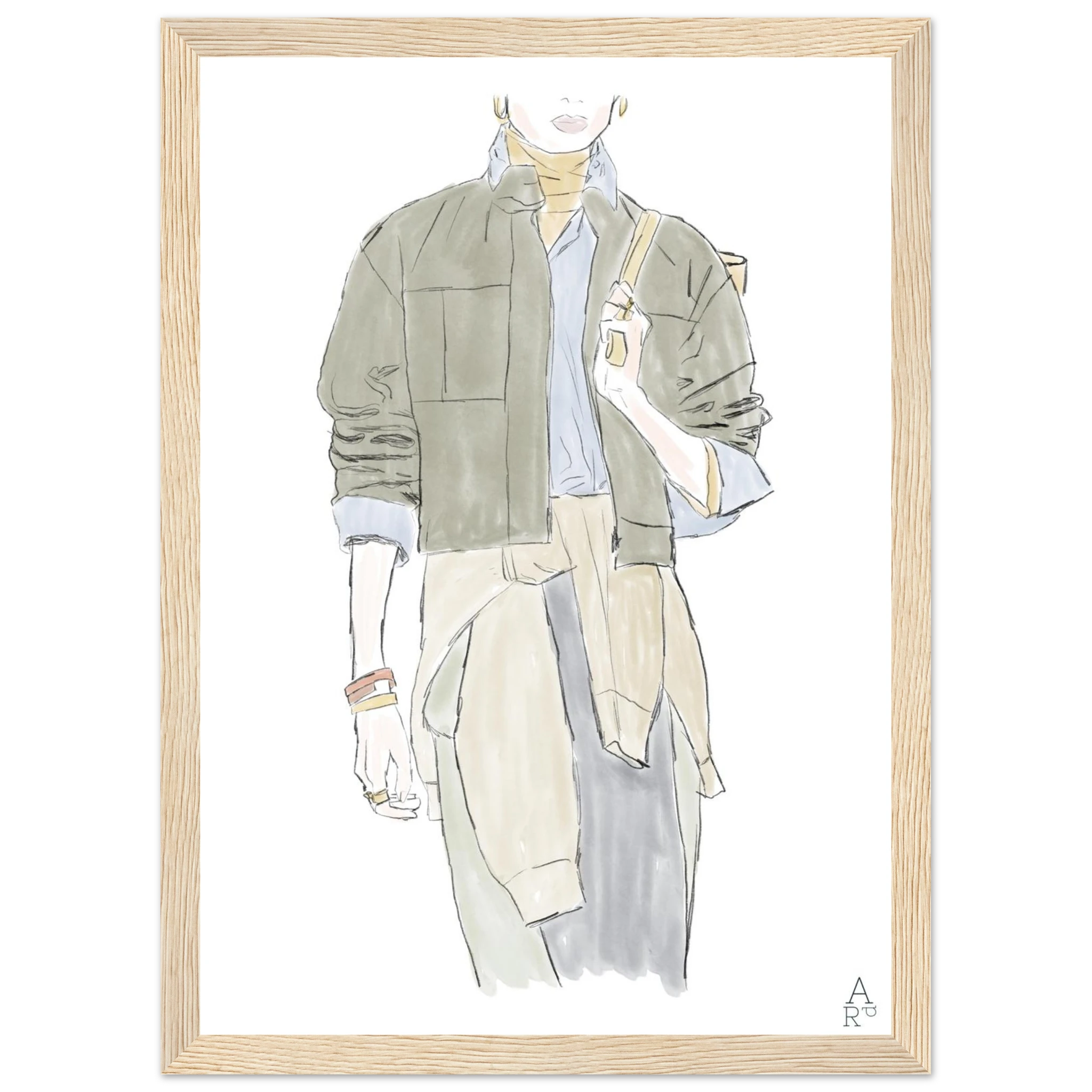 Fashion show N°2 — Illustration originale à l'aquarelle parfaite pour sublimer votre intérieur