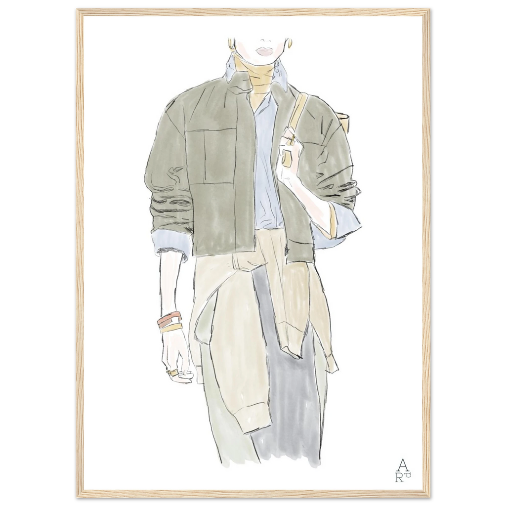 Fashion show N°2 — Illustration originale à l'aquarelle, parfaite pour sublimer vos intérieur