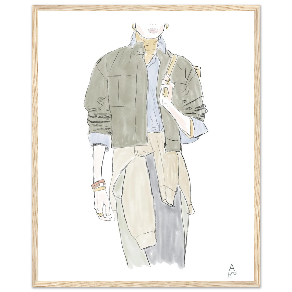 Fashion show N°2 — Illustration originale à l'aquarelle, parfaite pour sublimer vos intérieur