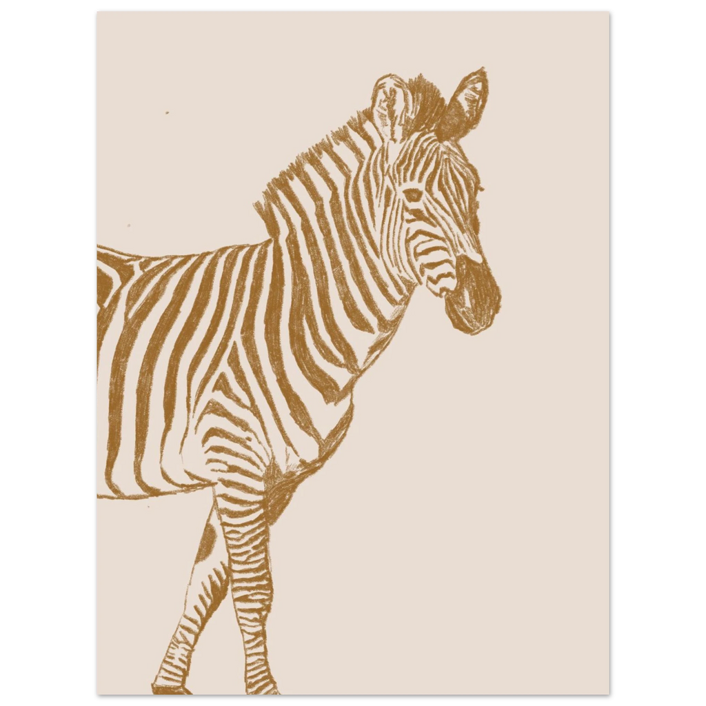 Œuvre originale au crayon signée Aude de Riberolles, douce et élégante.