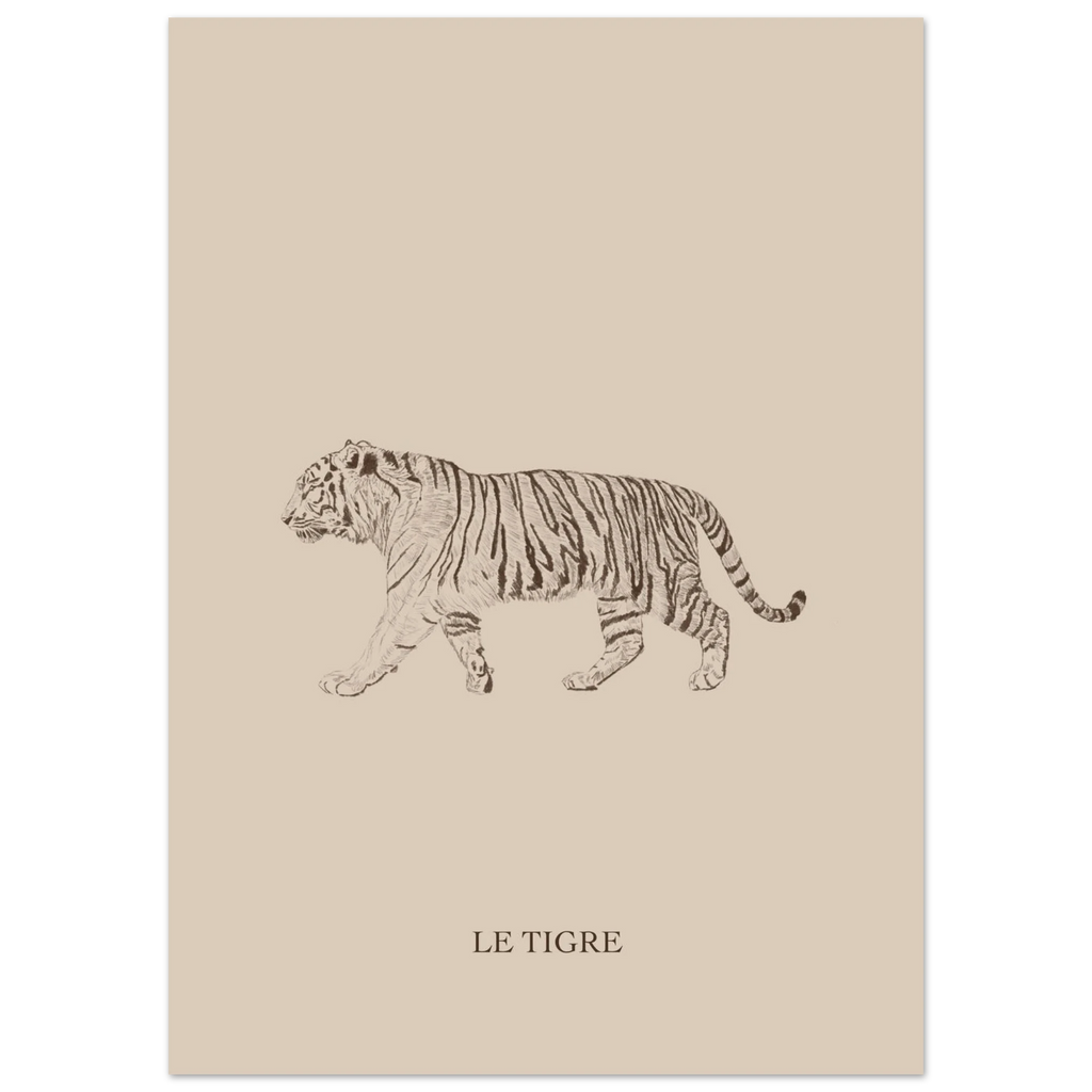 Dessin au crayon aux tons chaleureux pour une décoration murale tendre et élégante.