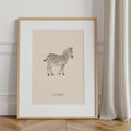 Dessin au crayon aux tons chaleureux, parfait pour une décoration murale tendre et raffinée.