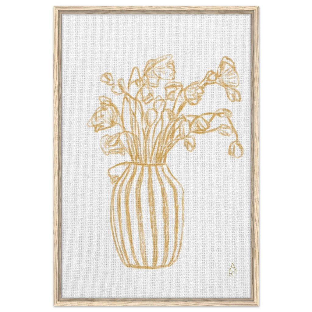 Le bouquet, version jaune - impression sur toile encadrée

Illustration par Aude de Riberolles

Sublimez votre espace avec nos impressions sur toile encadrée, offrant une texture riche qui ajoute de la profondeur pour une expérience artistique captivante.