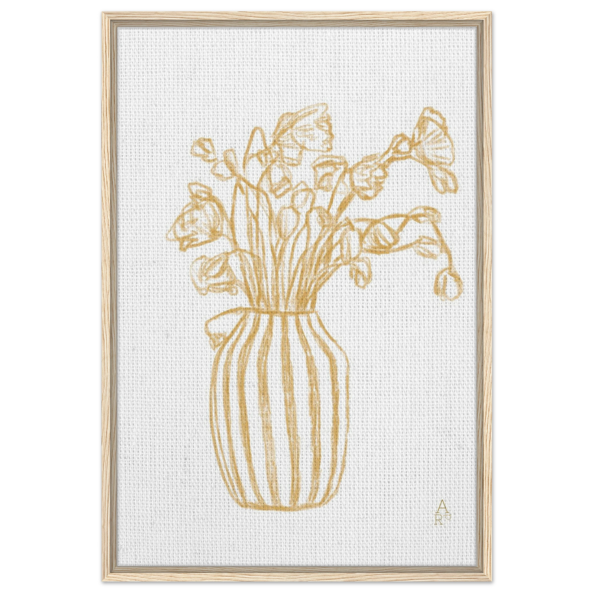 Le bouquet, version jaune - impression sur toile encadrée

Illustration par Aude de Riberolles

Sublimez votre espace avec nos impressions sur toile encadrée, offrant une texture riche qui ajoute de la profondeur pour une expérience artistique captivante.