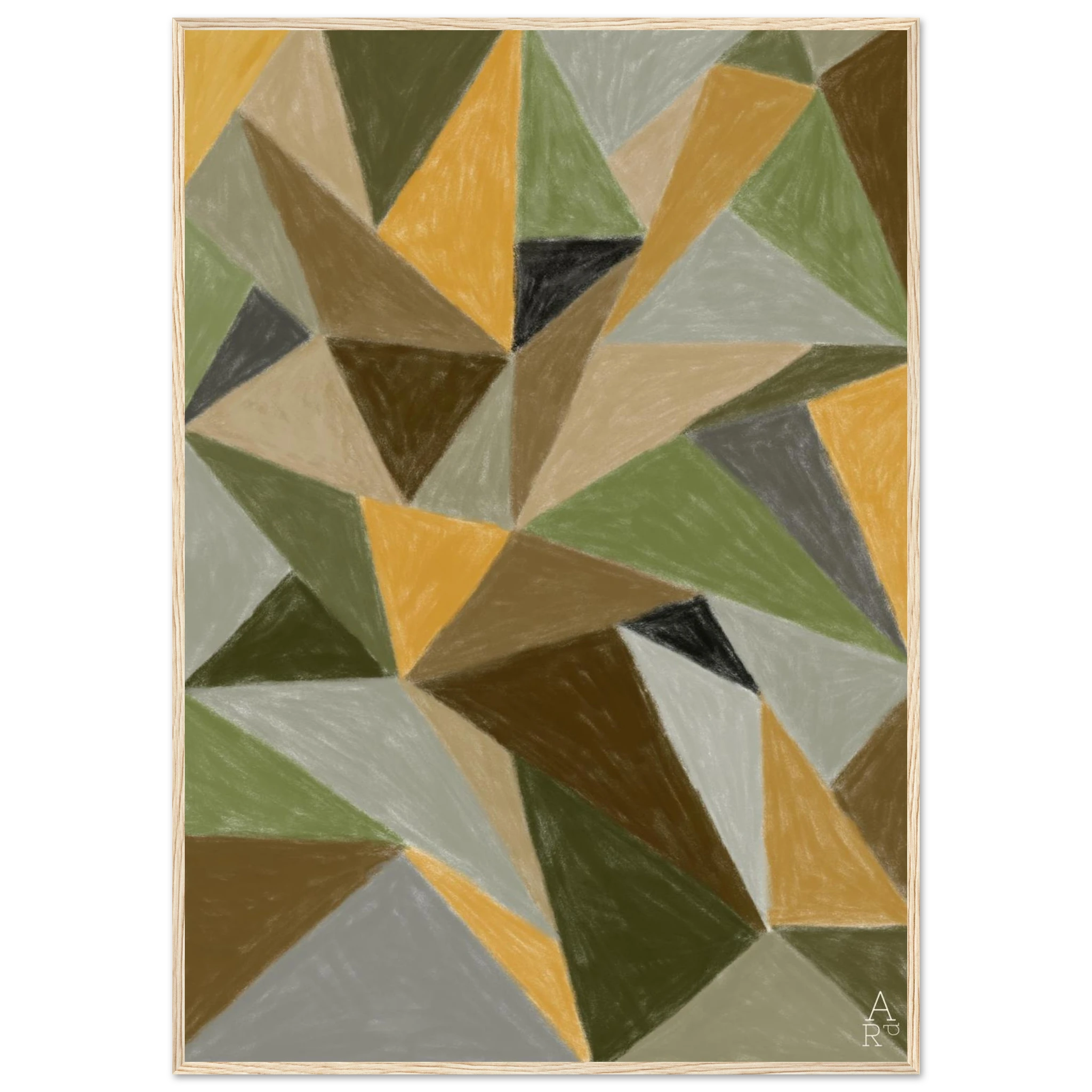 Patchwork N°2 — Œuvre originale à la craie d’art

par&nbsp;Aude de Riberolles

The Hands Patchwork N°2 est une œuvre originale réalisée à la craie d’art par Aude de Riberolles.&nbsp;


La palette chromatique repose sur des&nbsp;tons terreux et naturels&nbsp;— ocres, verts olive, bruns profonds, gris doux, accompagnés de touches de jaune doré. Ces nuances chaleureuses évoquent la texture veloutée de la craie d’art et confèrent à l’ensemble une profondeur organique.