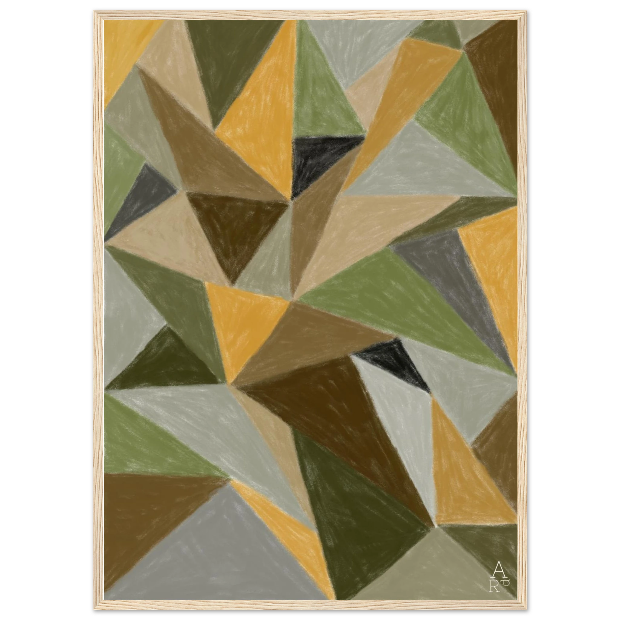 Patchwork N°2 — Œuvre originale à la craie d’art

par Aude de Riberolles

The Hands Patchwork N°2 est une œuvre originale réalisée à la craie d’art par Aude de Riberolles.&nbsp;


La palette chromatique repose sur des&nbsp;tons terreux et naturels&nbsp;— ocres, verts olive, bruns profonds, gris doux, accompagnés de touches de jaune doré. Ces nuances chaleureuses évoquent la texture veloutée de la craie d’art et confèrent à l’ensemble une profondeur organique.