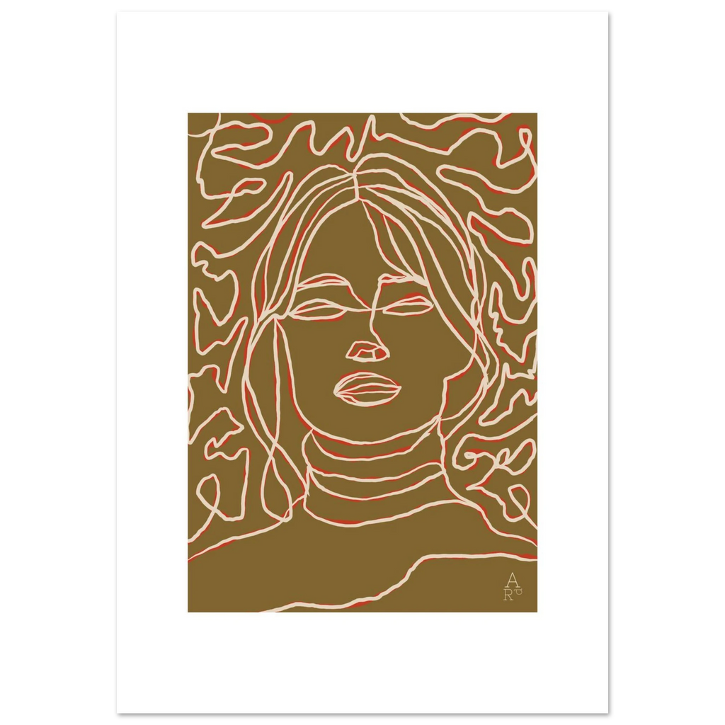 Portrait d’une fille kaki - illustration originale

par Aude de Riberolles