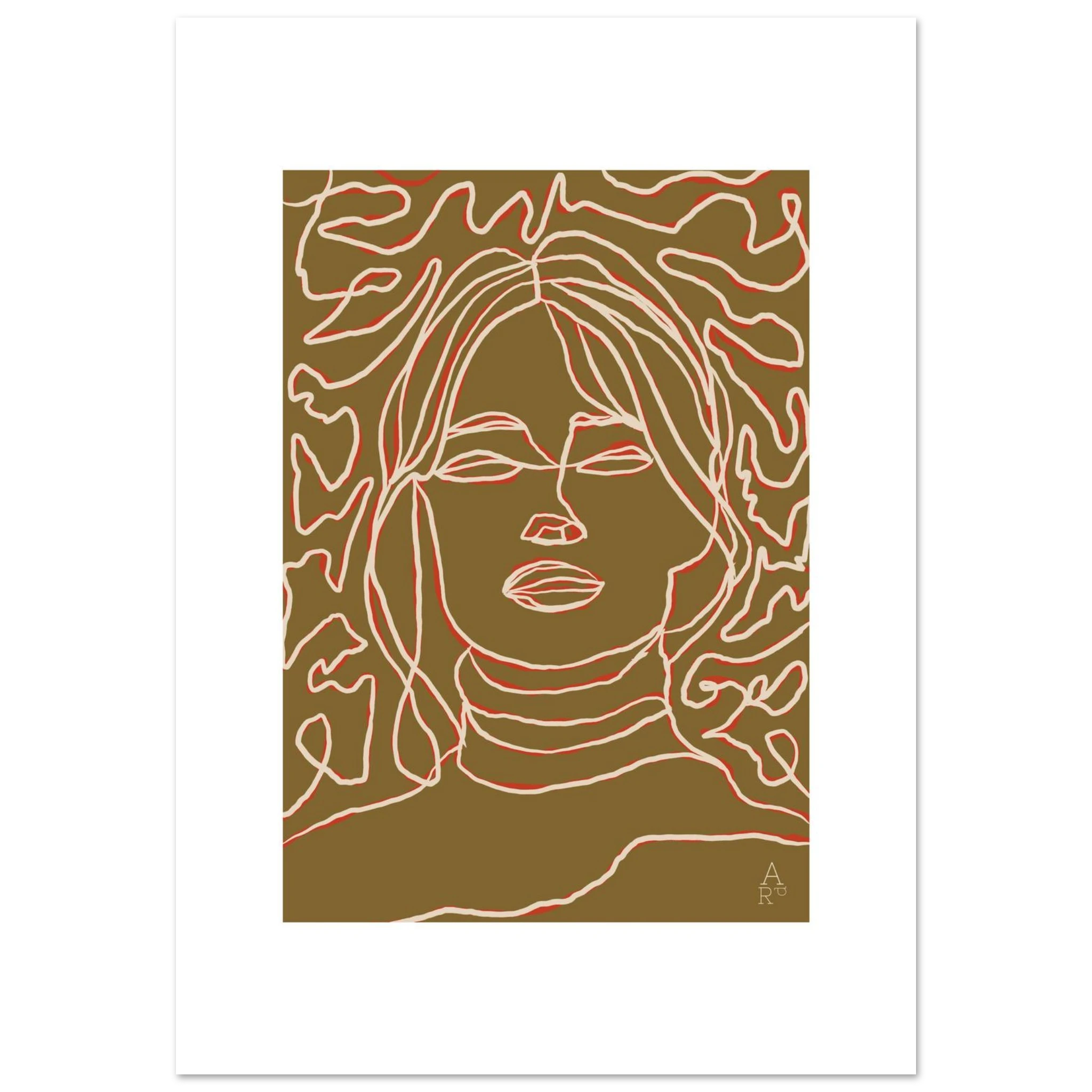 Portrait d’une fille kaki - illustration originale

par Aude de Riberolles