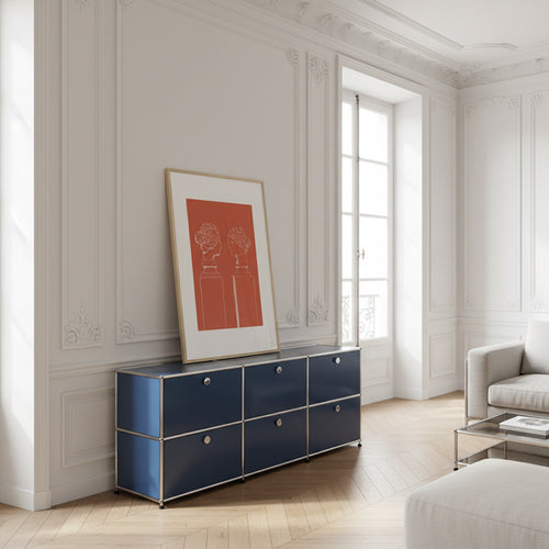 Une œuvre encadrée exclusive ADR Gallery mêlant design minimaliste et inspiration classique.