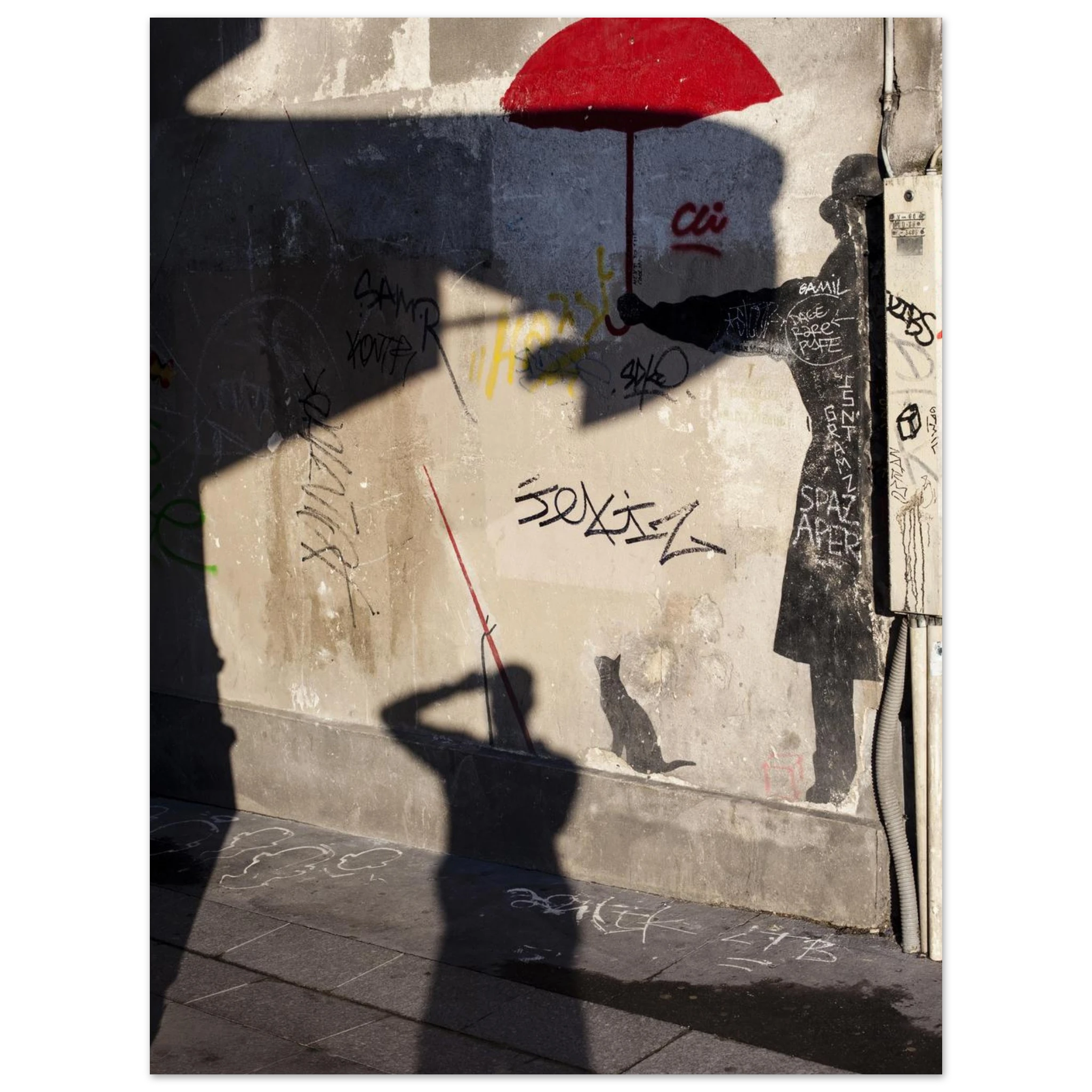 Une composition graphique puissante signée Mohamed Khalil, disponible uniquement chez ADR Gallery.