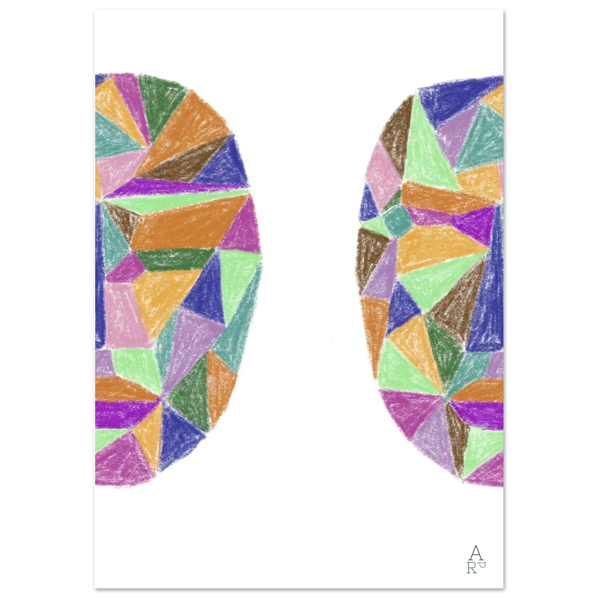 The Double Face Patchworks N°3 est une œuvre originale réalisée à la craie d’art

par Aude de Riberolles.

Elle se distingue par un jeu vibrant de couleurs, de formes géométriques et de superpositions, donnant naissance à une composition dynamique et expressive. Elle s’accorde harmonieusement avec les deux autres créations de la collection Patchwork N°3. Idéale pour sublimer votre intérieur.