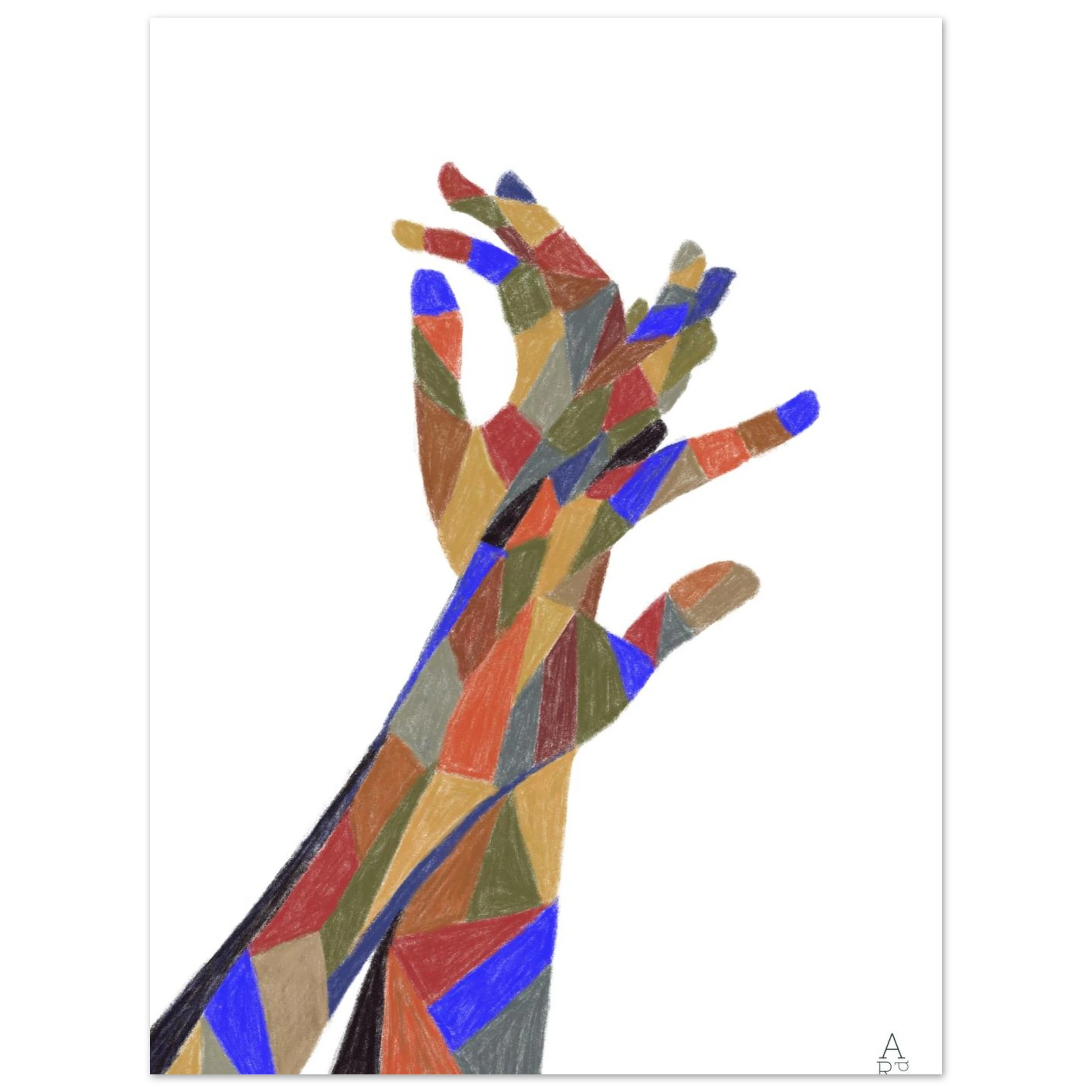 The hands patchworks N°1 est une illustration originale réalisée à la craie d’art

par Aude de Riberolles.


Elle se distingue par un jeu vibrant de couleurs, de formes géométriques et de superpositions, donnant naissance à une composition dynamique et expressive. Disponible en plusieurs formats, elle s’accorde harmonieusement avec les deux autres créations de la collection Patchwork N°1. Idéale pour sublimer un salon, une salle de réception, une chambre, un couloir ou un bureau, cette œuvre s’adapte parfai