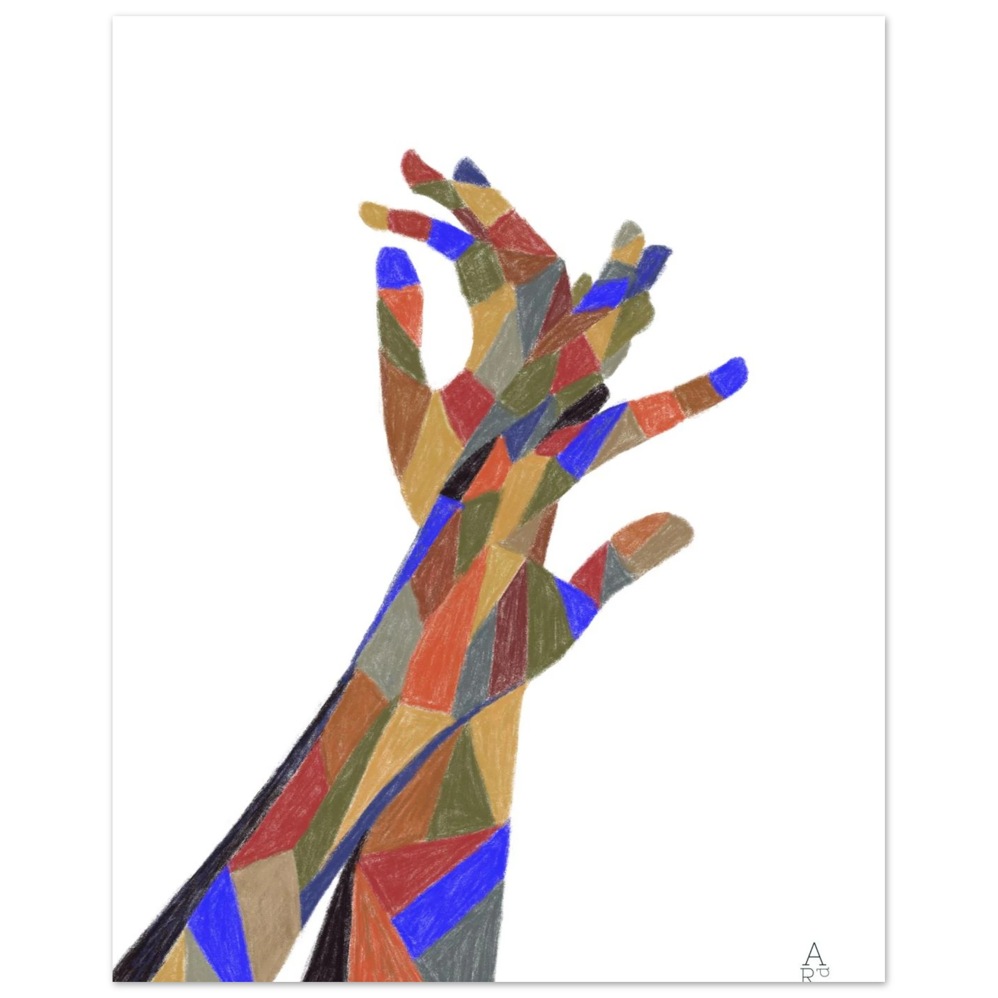 The hands patchworks N°1 est une illustration originale réalisée à la craie d’art

par Aude de Riberolles.


Elle se distingue par un jeu vibrant de couleurs, de formes géométriques et de superpositions, donnant naissance à une composition dynamique et expressive. Disponible en plusieurs formats, elle s’accorde harmonieusement avec les deux autres créations de la collection Patchwork N°1. Idéale pour sublimer votre intérieur.