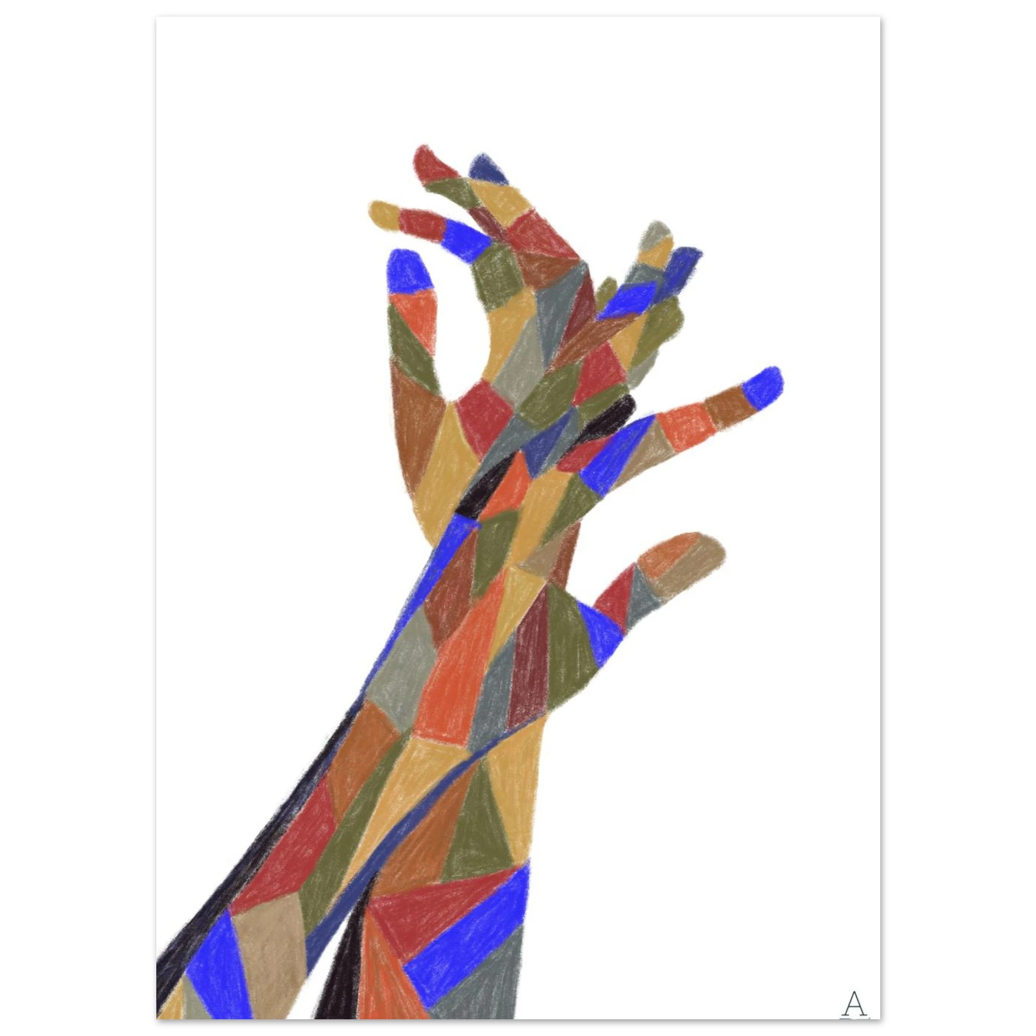 The hands patchworks N°1 est une illustration originale réalisée à la craie d’art

par Aude de Riberolles.


Elle se distingue par un jeu vibrant de couleurs, de formes géométriques et de superpositions, donnant naissance à une composition dynamique et expressive. Disponible en plusieurs formats, elle s’accorde harmonieusement avec les deux autres créations de la collection Patchwork N°1. Idéale pour sublimer un salon, une salle de réception, une chambre, un couloir ou un bureau, cette œuvre s’adapte parfai