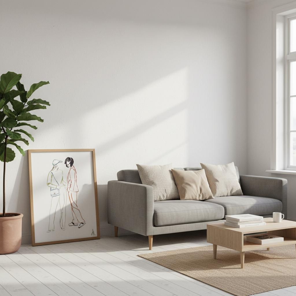 Two girls in NY est une illustration originale réalisée à la craie d’art, art mural, décoration.

par Aude de Riberolles.