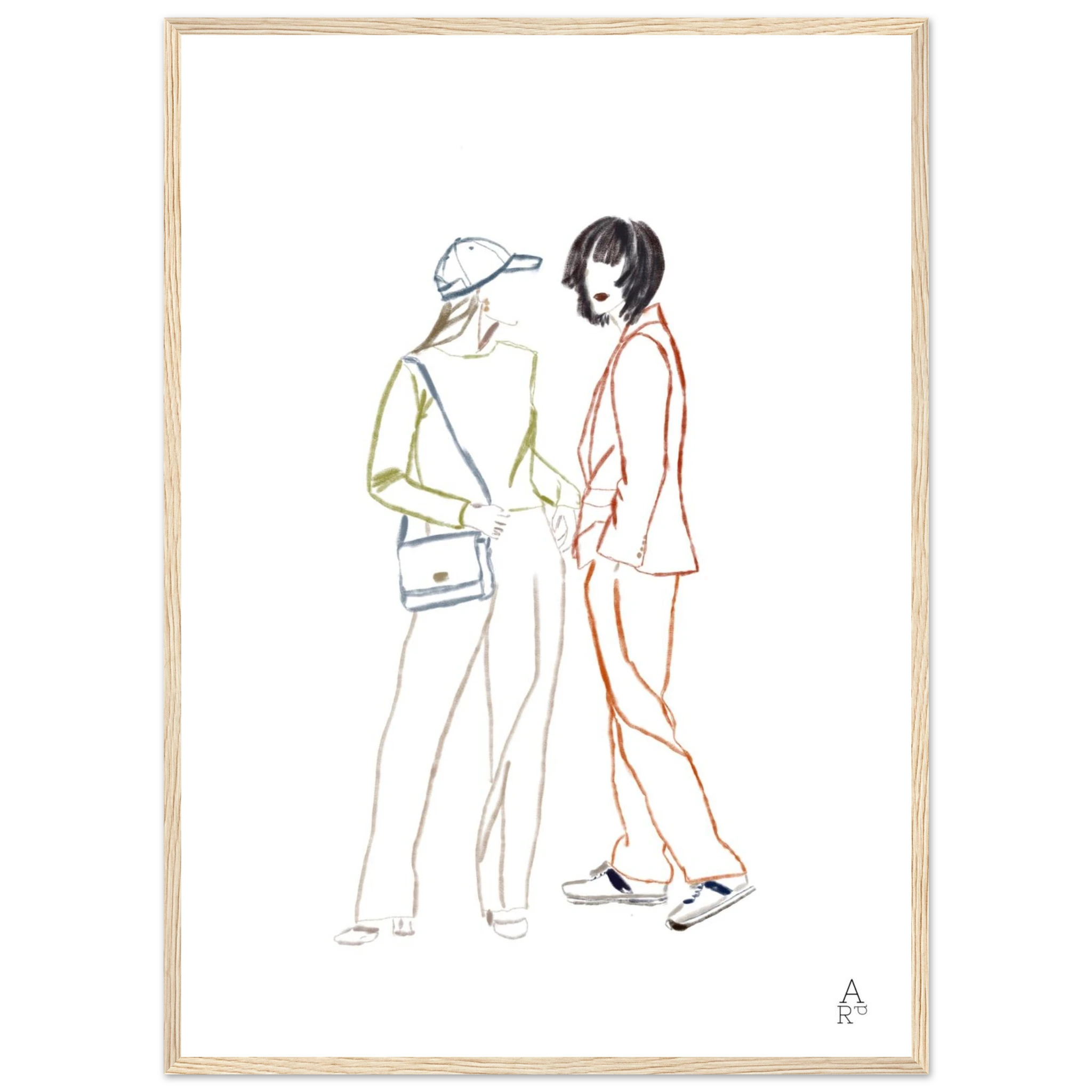 Two girls in NY est une œuvre originale réalisée à la craie d’art

par Aude de Riberolles.

Caractéristiques de l’œuvre encadrée

L’affiche est livrée encadrée, prête à être accrochée, et imprimée sur un papier mat blanc haut de gamme, pensé pour durer dans le temps.