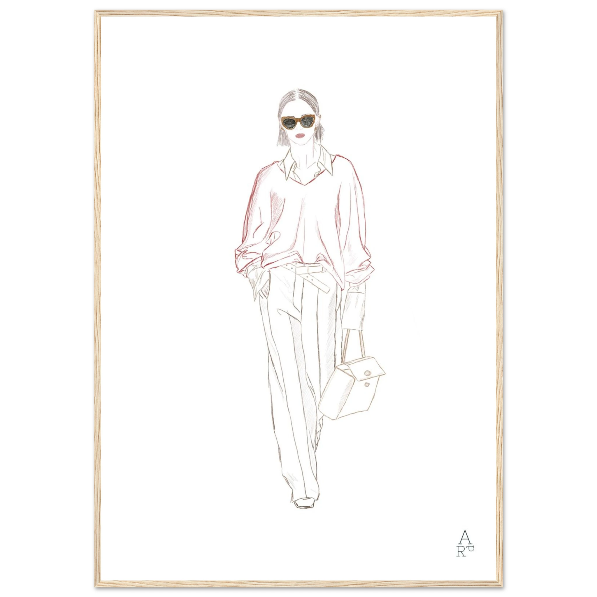 Woman walking N°1&nbsp;— Œuvre originale au crayon
par&nbsp;Aude de Riberolles
Caractéristiques de l’œuvre encadrée

L’affiche est livrée encadrée, prête à être accrochée, et imprimée sur un papier mat blanc haut de gamme, pensé pour durer dans le temps.