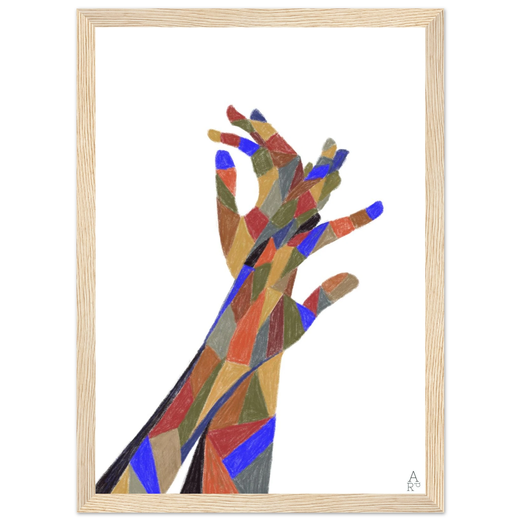 The hands patchworks N°1 est une œuvre originale réalisée à la craie d’art.

par Aude de Riberolles.

Elle se distingue par un jeu vibrant de couleurs, de formes géométriques et de superpositions, donnant naissance à une composition dynamique et expressive. Disponible en plusieurs formats, elle s’accorde harmonieusement avec les deux autres créations de la collection Patchwork N°1. Idéale pour sublimer un salon, une salle de réception, une chambre, un couloir ou un bureau...